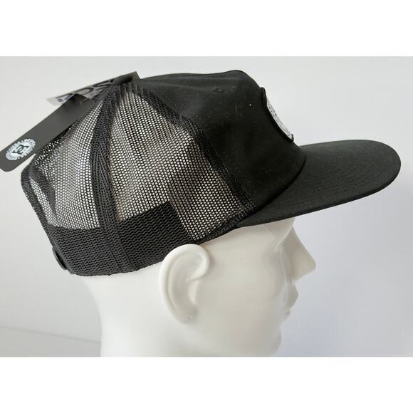 DC Shoes Snapback Hat – Black, Embroidered Logo, Adjustable Snapback, Unisex Cap - Picture 4 of 5